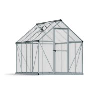   Polycarbonat-Gewächshaus Palram-Canopia MYTHOS silber 1,83 x 2,44 m