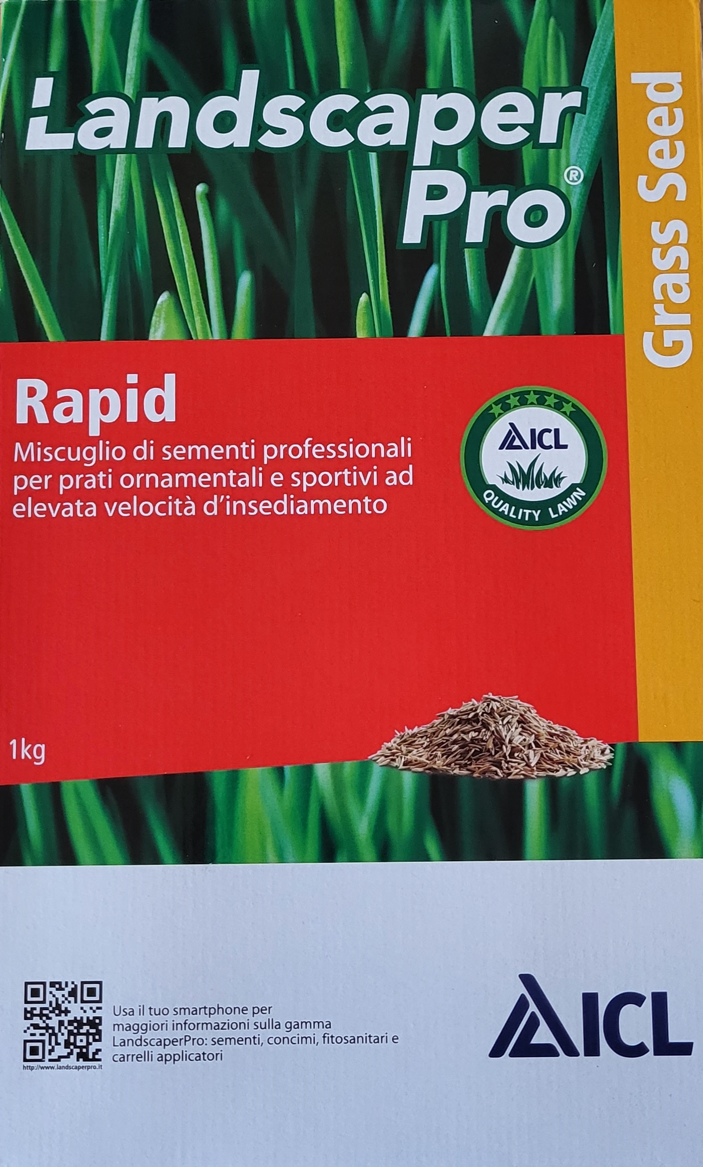 ICL Grassamen Rapid (für die Parkpflege) 1 kg