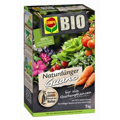 COMPO BIO organischer Dünger für Gartenpflanzen mit Guano 1 kg