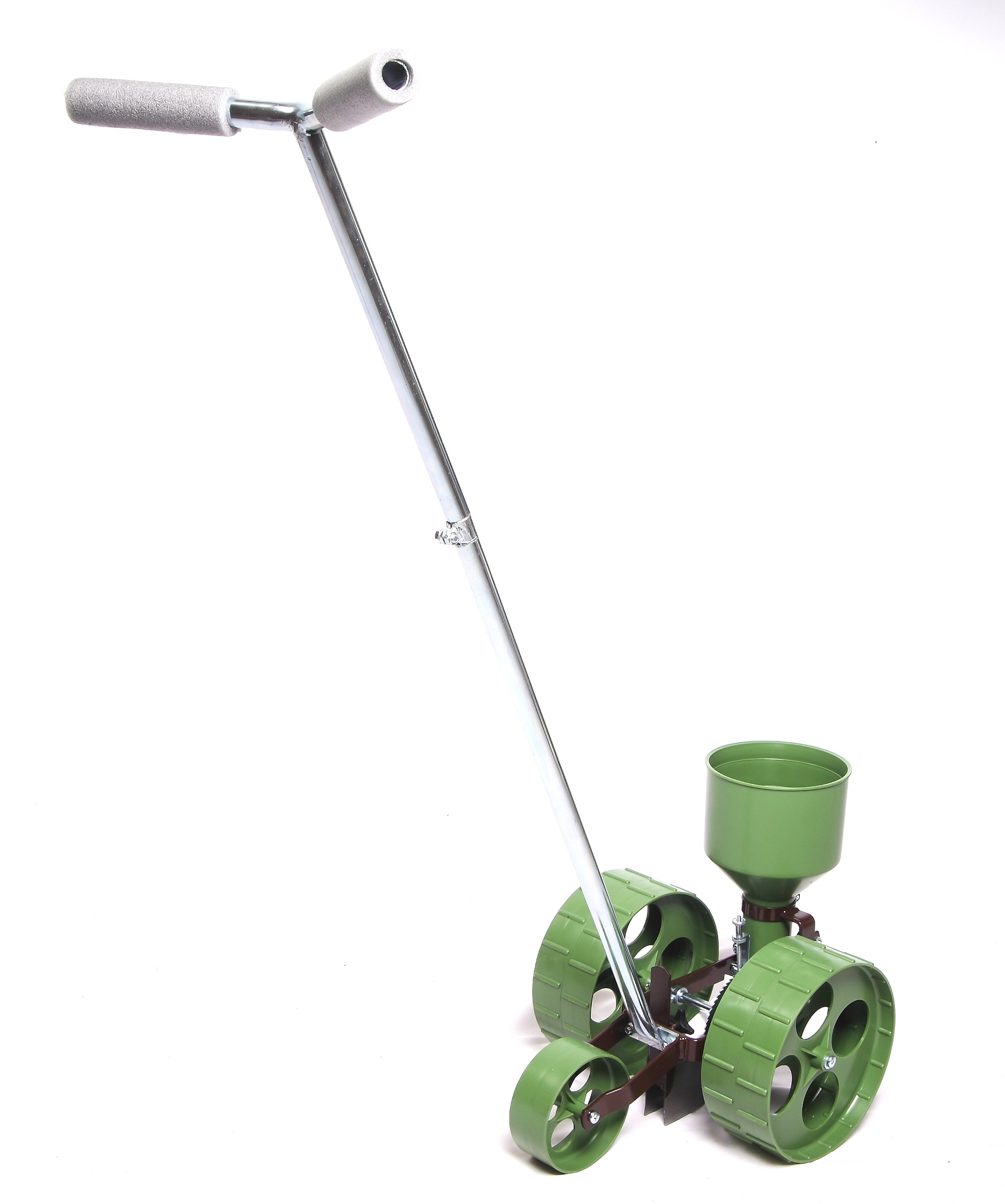 Vibrierende Zinken der kleinen Reihensämaschine R-3