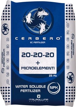 Cerbero wasserlöslicher Dünger 20-20-20+TE 25 kg