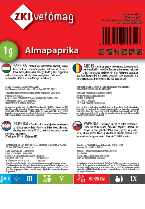 Apfelpfeffer scharf 1g ZKI