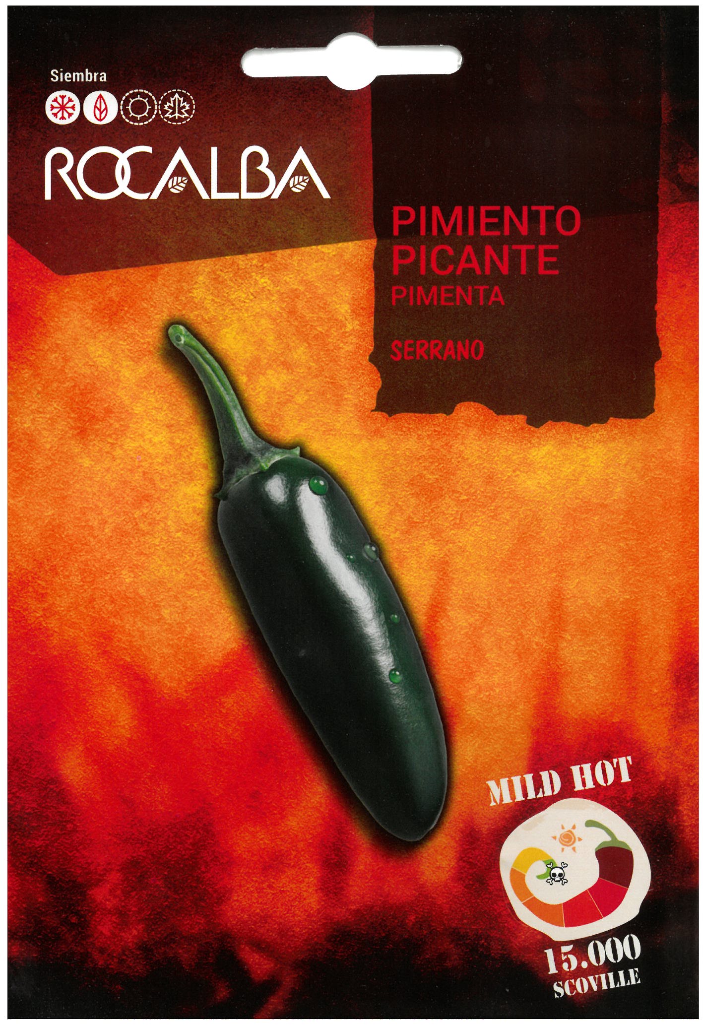 Chilischote Serrano Rocalba 0,5 g