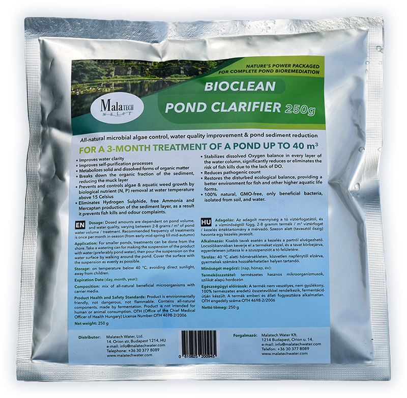 Bioclean Pond Clarifier Bioremediation mikrobielle Zubereitung 250 g
