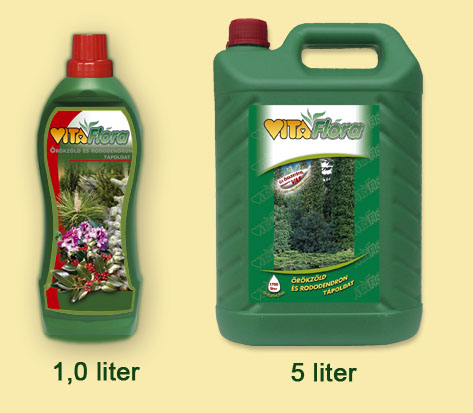 Vitaflor Nährstofflösung für Immergrün und Rhododendron 1 l