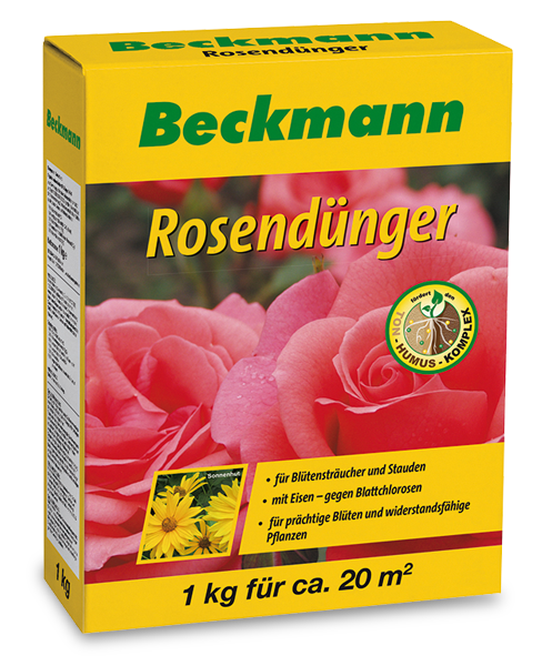 Beckmann Bio-Mineralpflanzendünger für Rosen und blühende Stauden 1 kg
