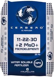 Cerbero wasserlöslicher Dünger 11-22-30+2MgO+TE 25 kg