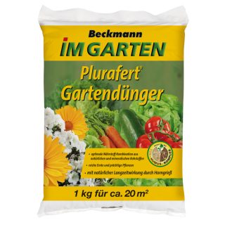 Beckmann Plurafert universal für Gartenpflanzen7+4+10 + 40% organische Substanz 1 kg