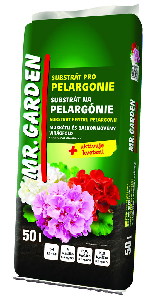 Blumenerde für Balkonpflanzen Mr. Garden 50 l