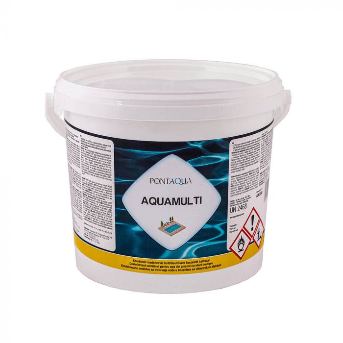 Aquamulti Chlorinator, Algizid und Flockungsmittel 3 kg (200g/Tablette)