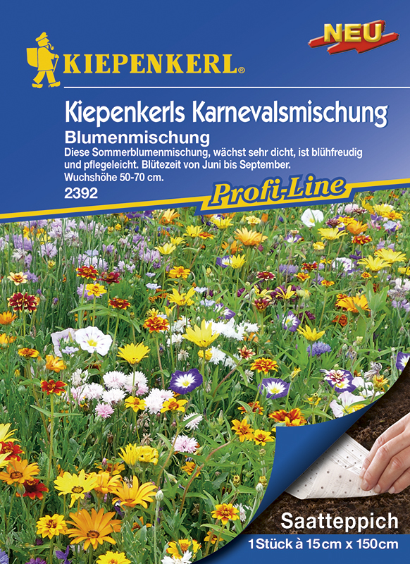 Saatmatte Balkonkasten Blumen Kiepenkerl 15x150 cm