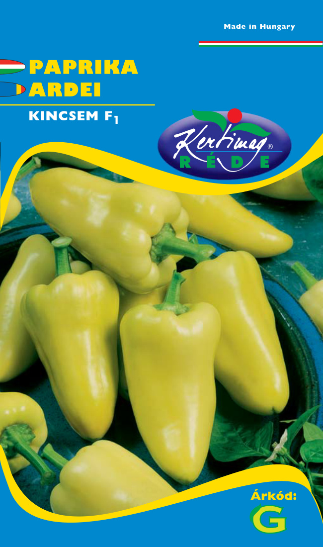 Étkezési paprika Kincsem F1 20 szem