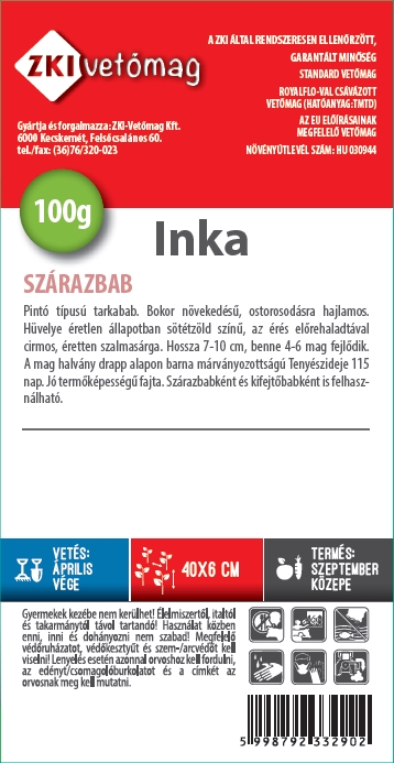 Essbare Trockenbohnen Inka 100g ZKI