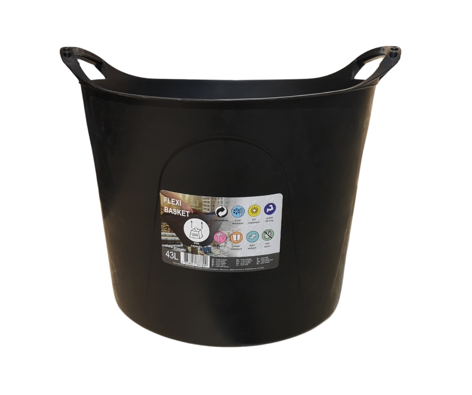 Flexible plastic basket 43 l