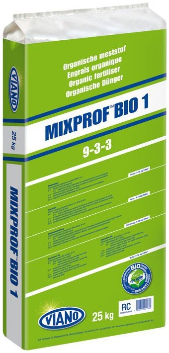 Viano Mixprof Bio 1 organischer Dünger 9-3-3 25 kg