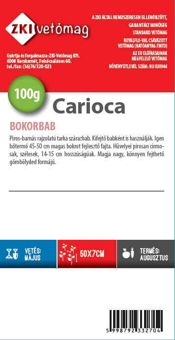 Essbare Trockenbohnen Carioca 75g ZKI