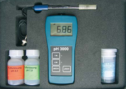 pH 3000 - professionelles digitales pH-Meter-Kit
