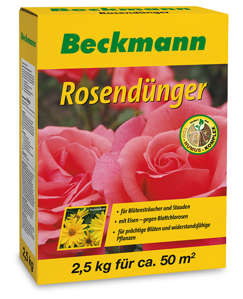 Beckmann Bio-Mineralpflanzendünger für Rosen und blühende Stauden 2,5 kg