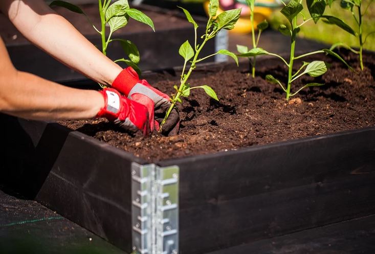 Hochbett Upyard ECO 120x80x19,5 cm schwarz