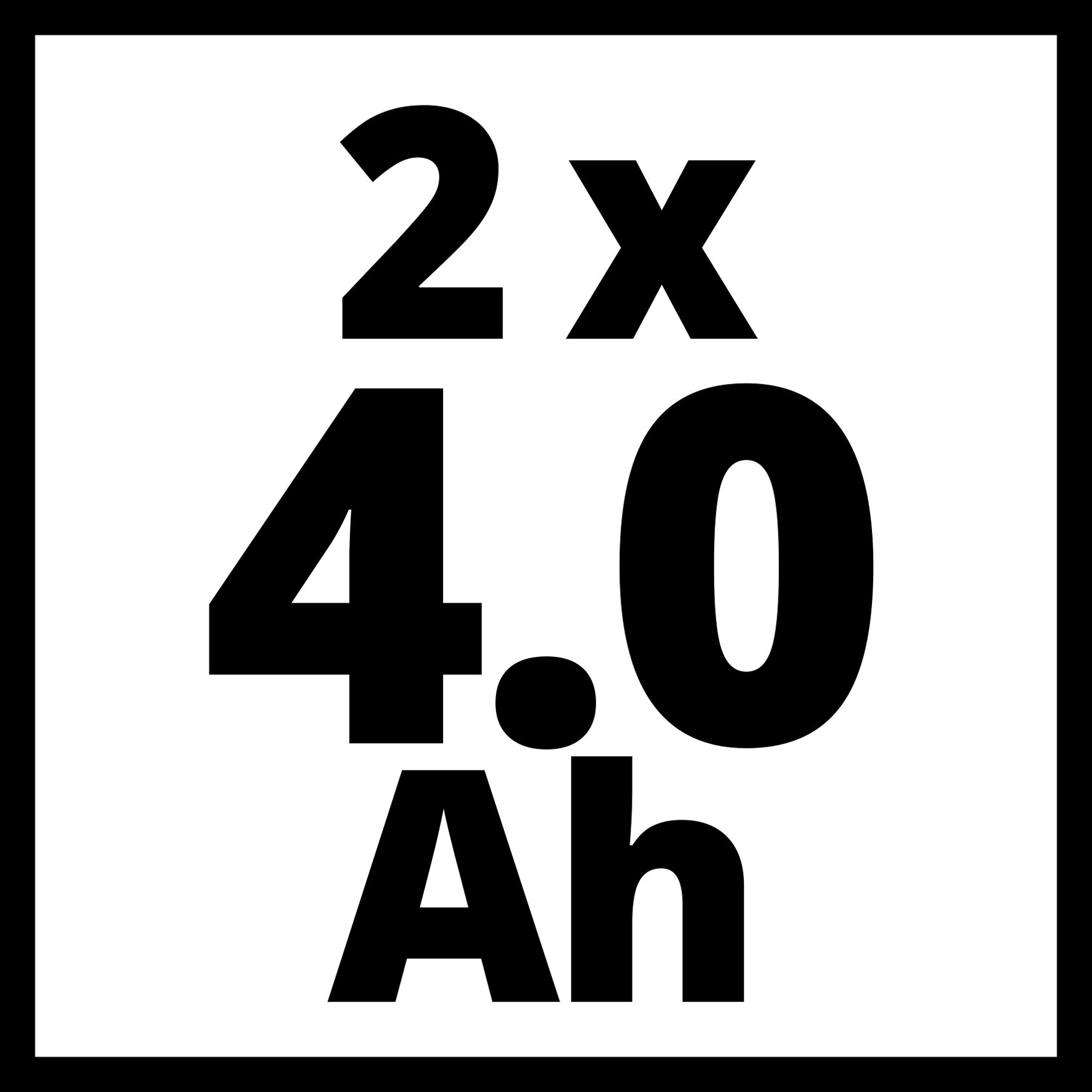 Einhell Akku (2 Stück) PXC - Doppelpack 4,0Ah
