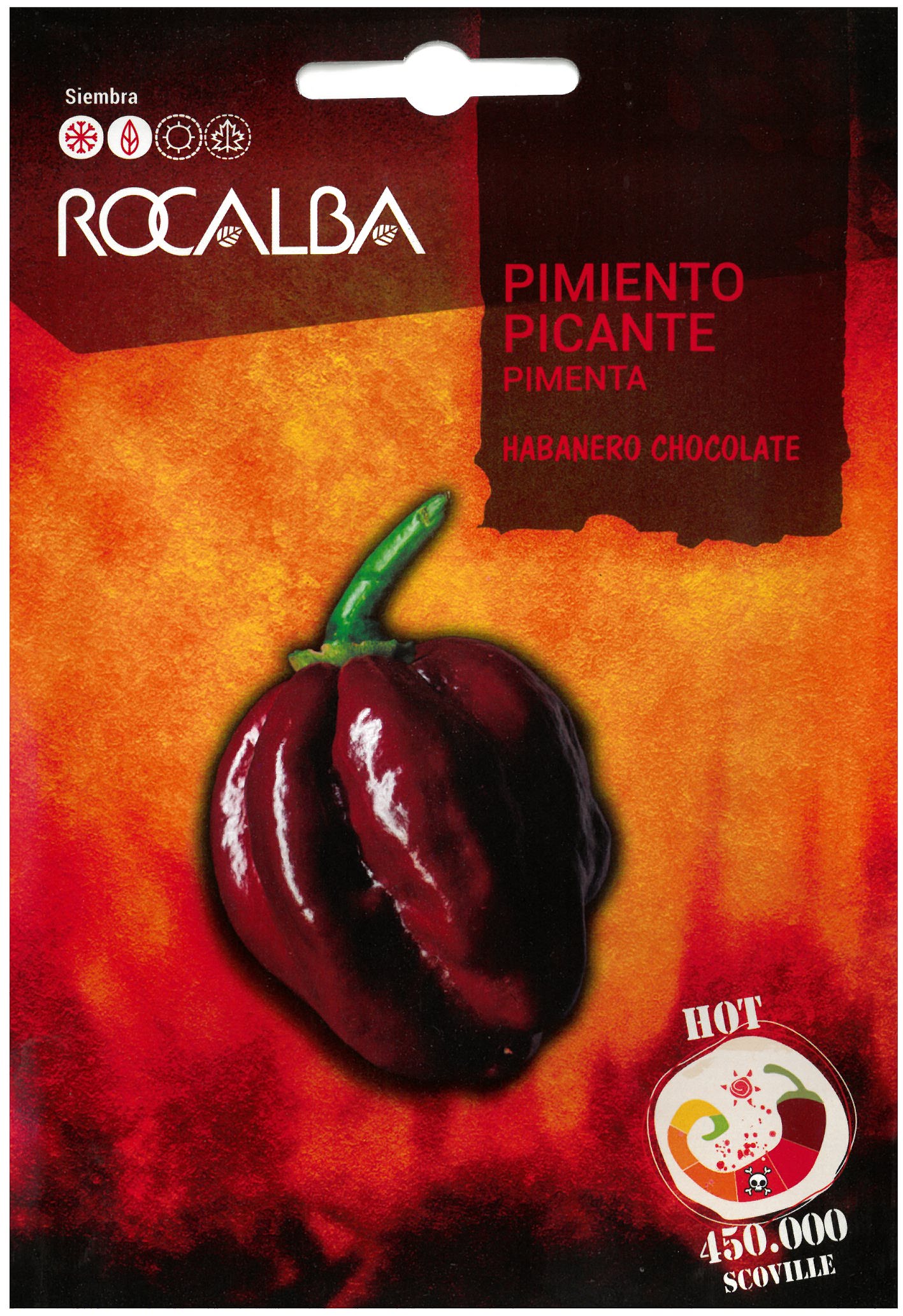 Chili Peppers Chocolate Habanero Rocalba 25 Körner