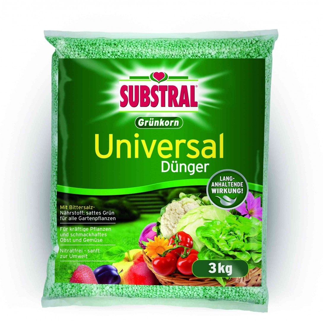 Substrat Vitalität für alle Pflanzen - Greencorn 3 kg