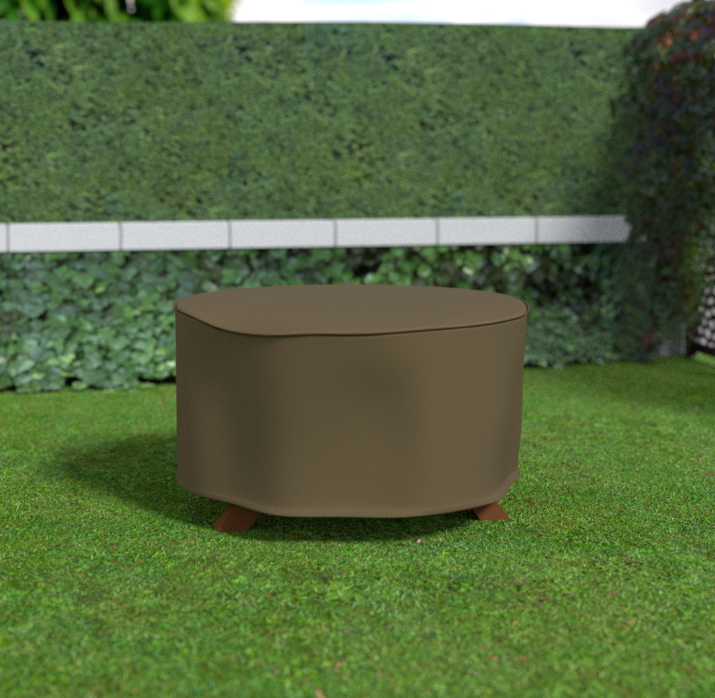 Gartenmöbelabdeckung für runden Tisch Covertop 125x125x70 cm
