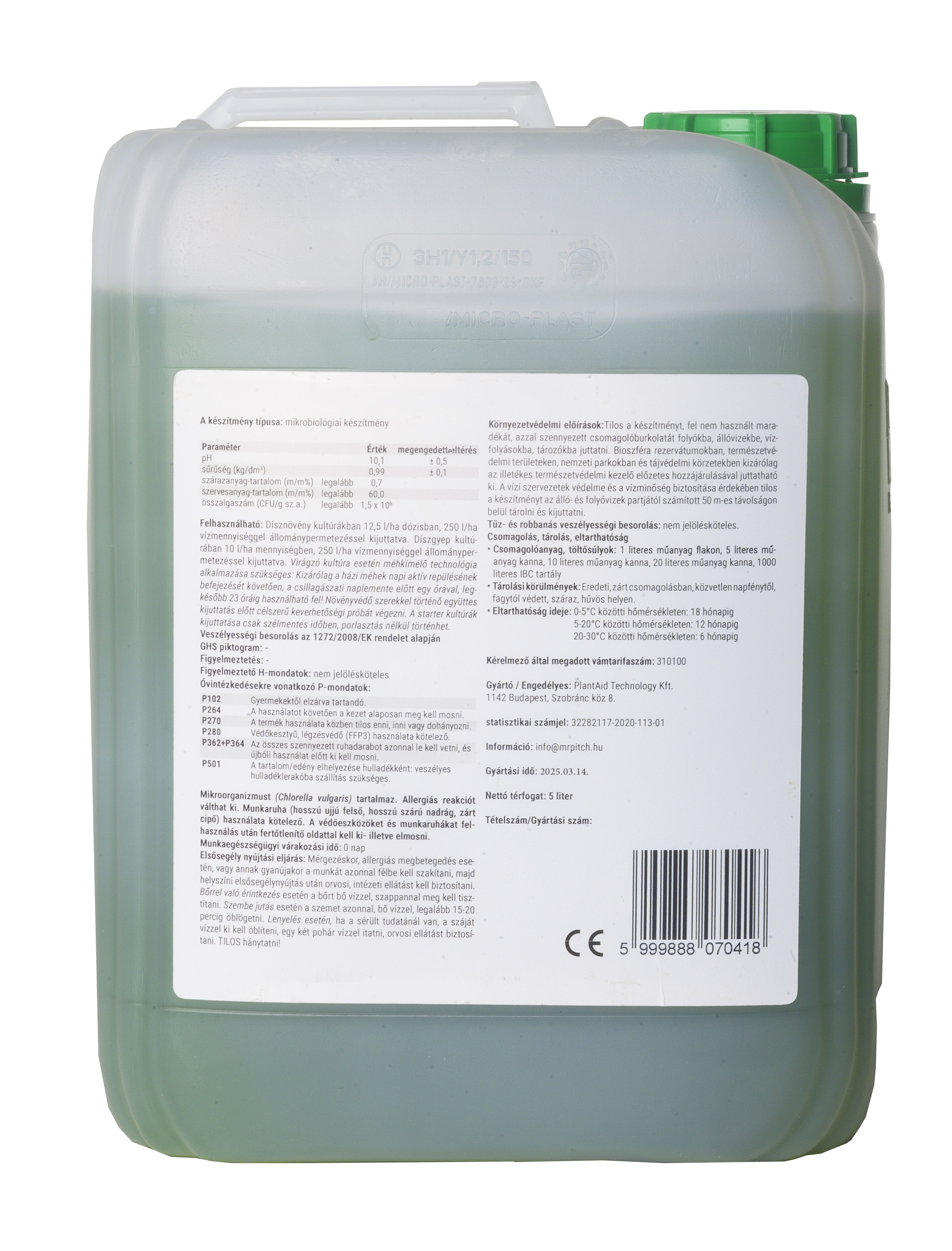 Herr Pitch Lawn Pro Alga+ 5 l