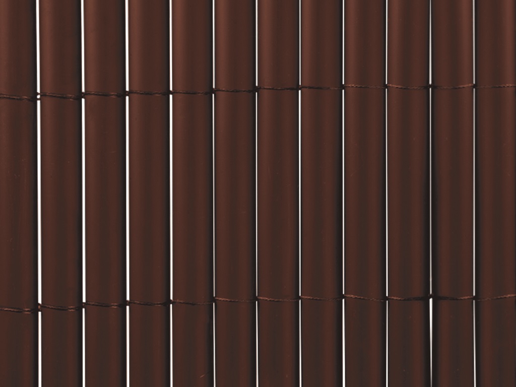 Ovális műanyagnád Plasticane Oval barna 1x3 m