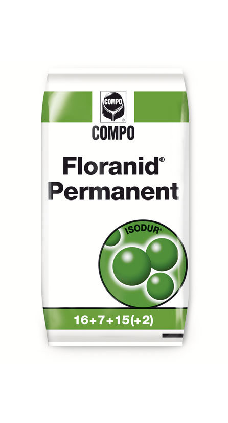Floranid Permanenter Rasendünger (16-07-15+2MgO+TE) 12 Wochen 25 kg