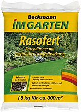 Beckmann Rasofert® organisch-mineralischer Langzeitdünger 12+3+5+45% Gehalt an organischer Substanz 15 kg