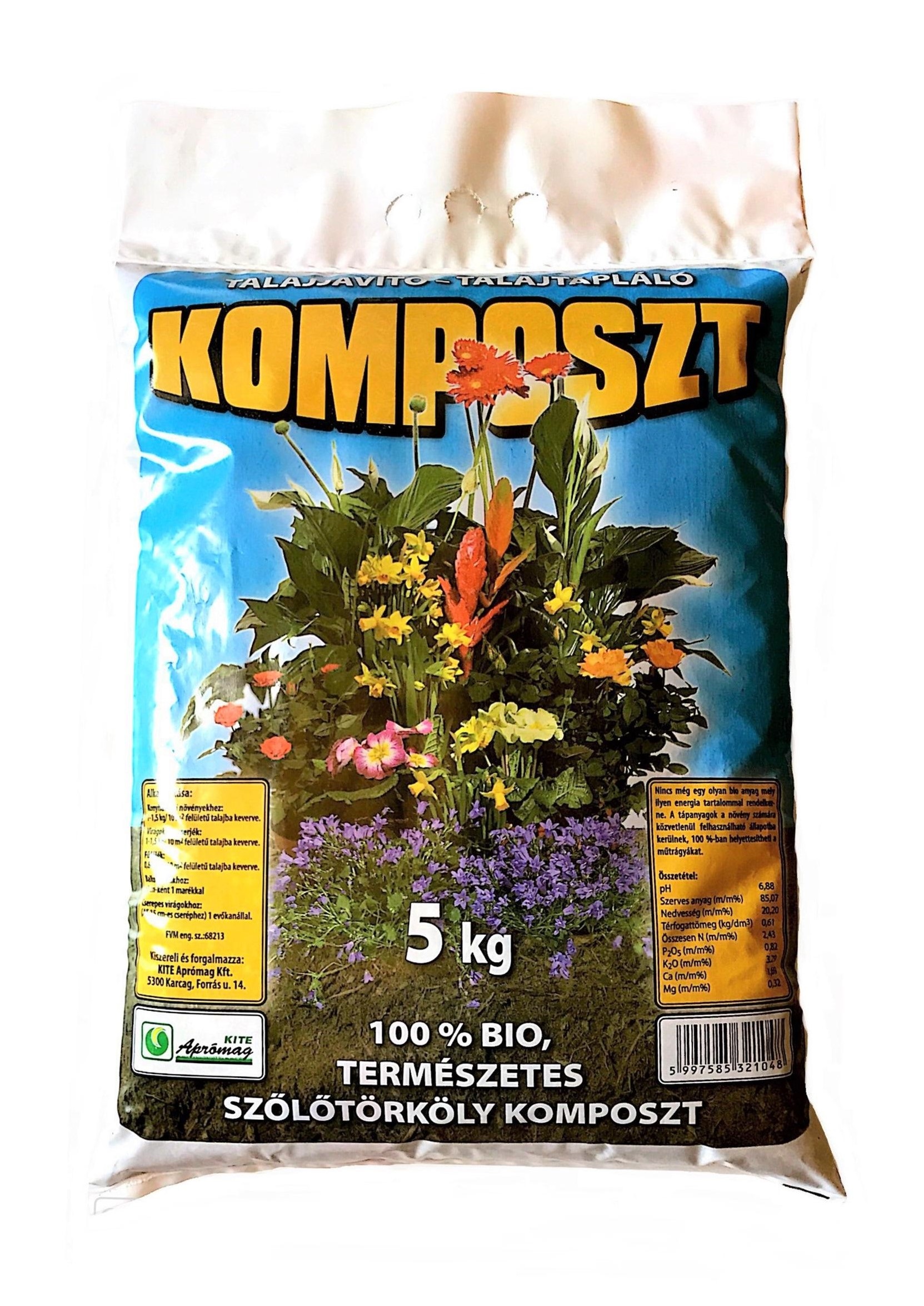 Ecomus Traubentresterkompost 5 kg