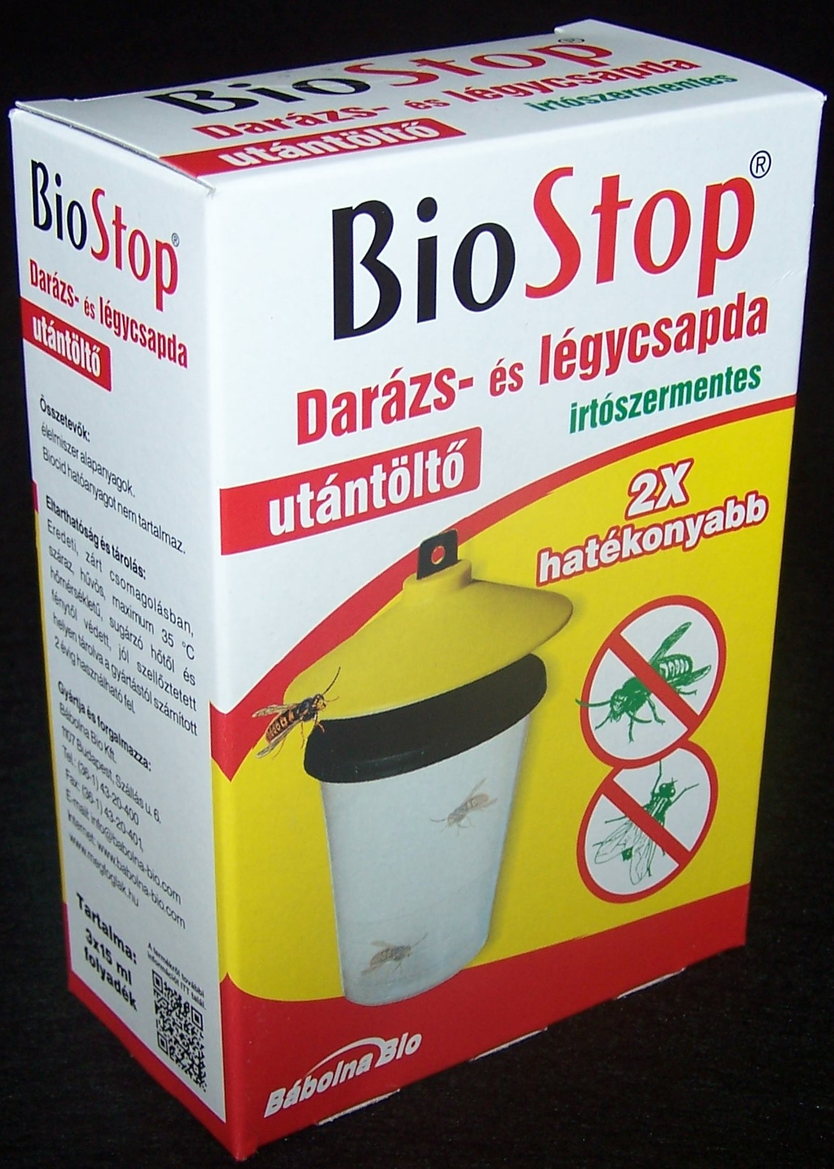 Biostop Wespenfliegenfalle Nachfüllpackung 3 Stück