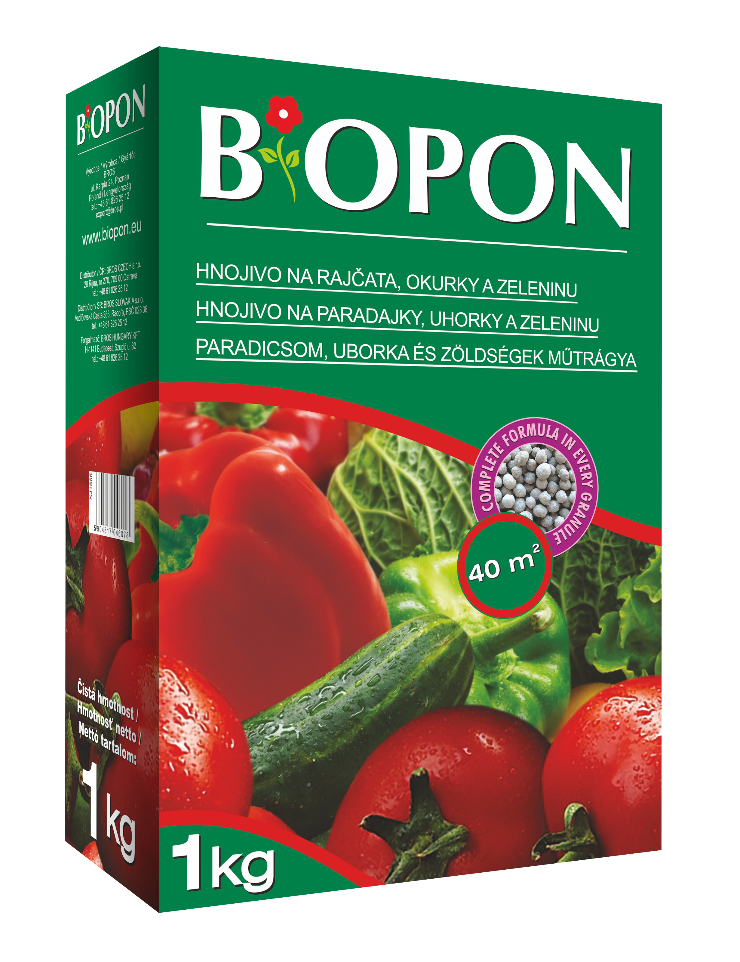 Biopon-Dünger für Tomaten, Gurken und Gemüse 1 kg