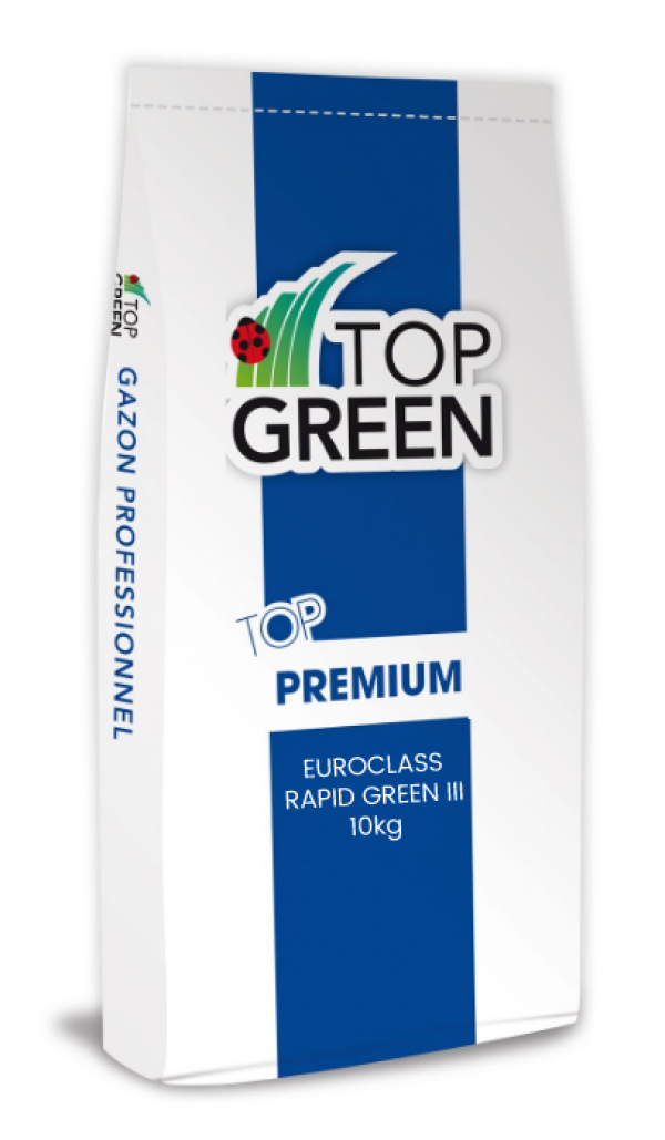 Grassamen Euroclass Rapid Green III 4turf 10 kg