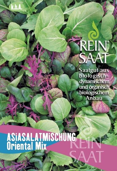 Asia-Salat Bio Oriental Mix Rein Saat ca. 4-5 m2