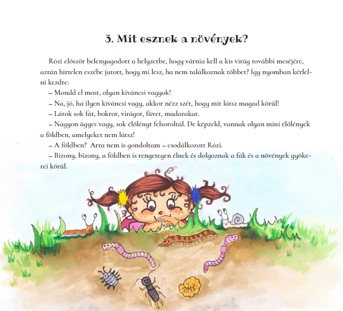 Rózi Cserfes in the forest - Erzsébet Krumpach