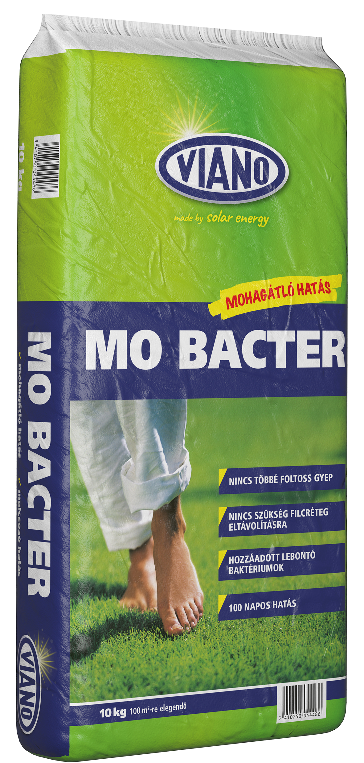 Viano MO Bacter Bio-Rasenfutter Moosvernichter 5-5-20+3Mg+Bakterien 10 kg