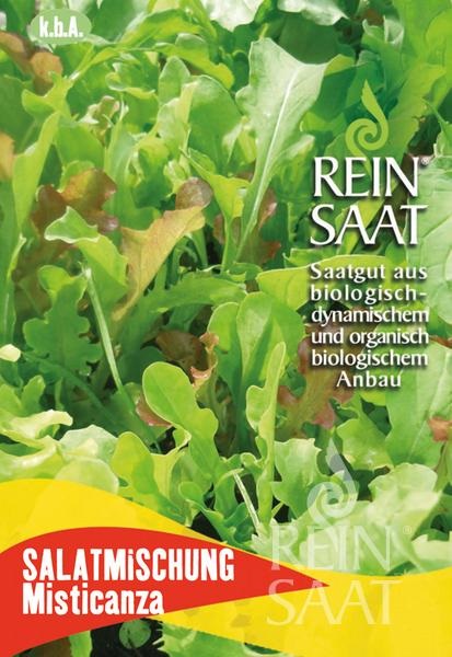 Kopfsalat Bio Misticanza Rein Saatgut für ca. 4-5 m2