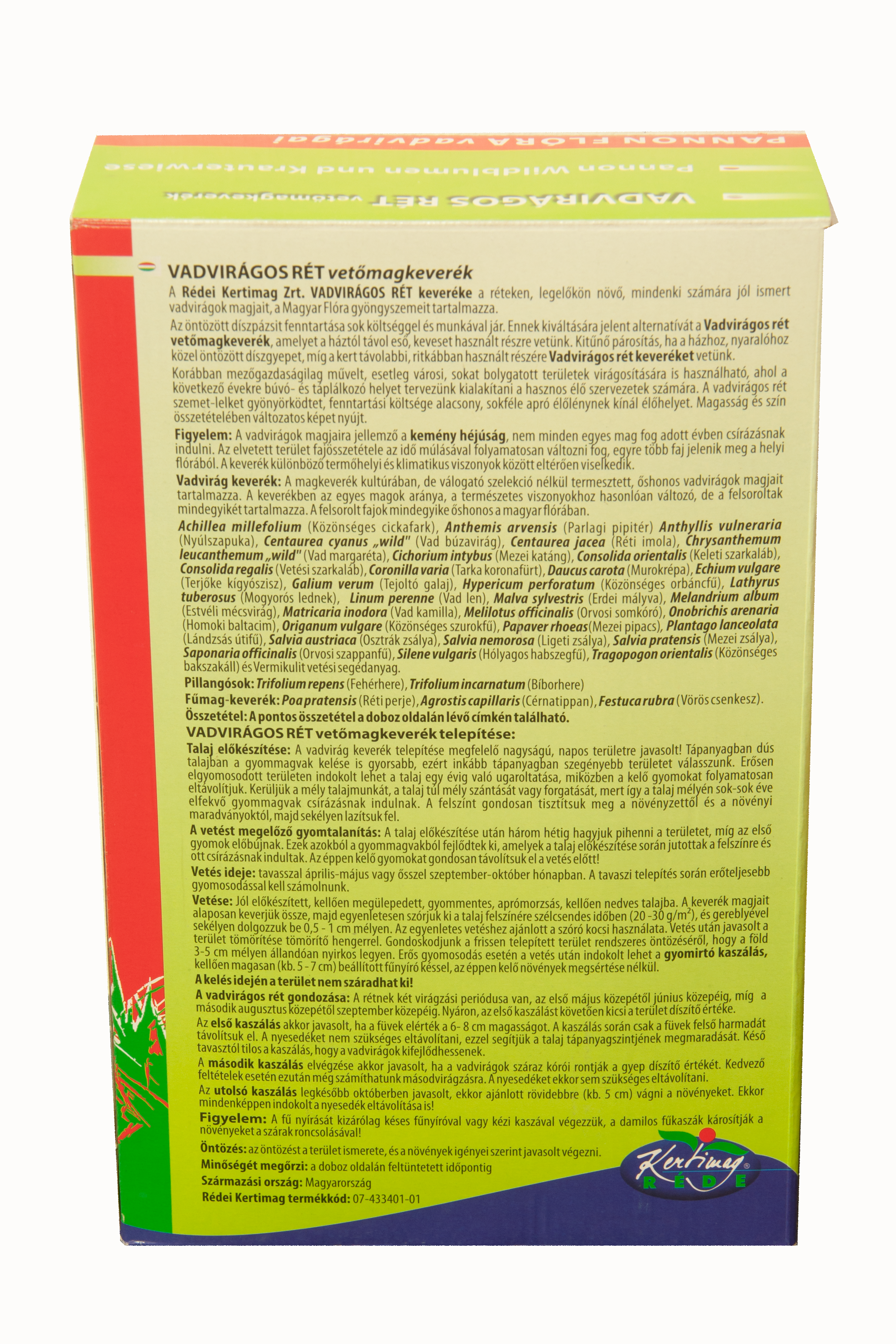 Saatgutmischung für Wildblumenwiesen 800 g