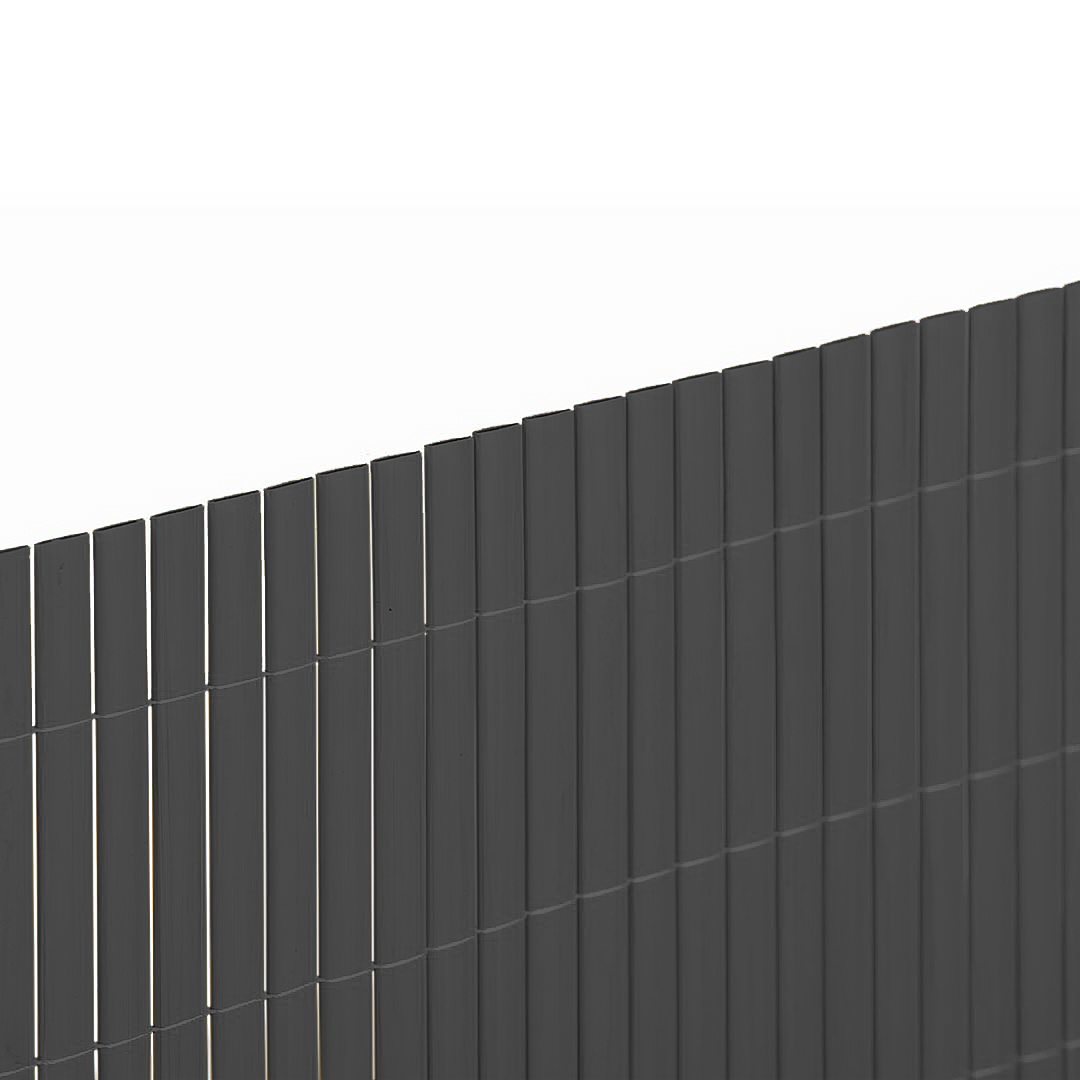 Ovális műanyag nád Litecane PVC szürke 1x3 m