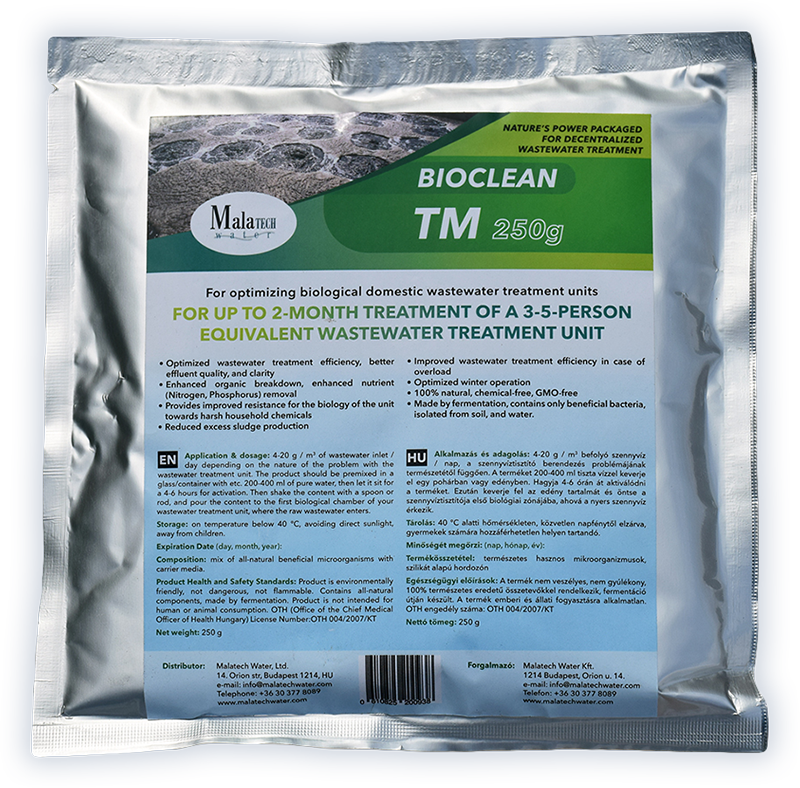 Bioclean TM Mikroorganismenpräparat für die Abwasserbehandlung 250 g