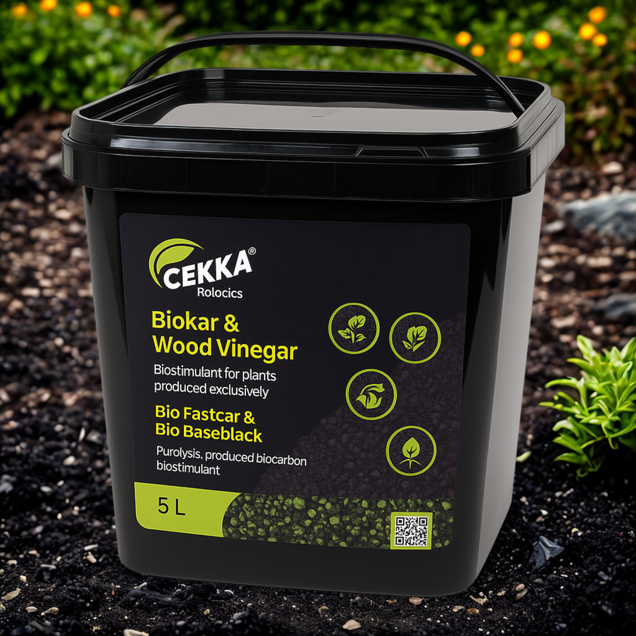 Biochar with wood vinegar (Gekka) 5 l