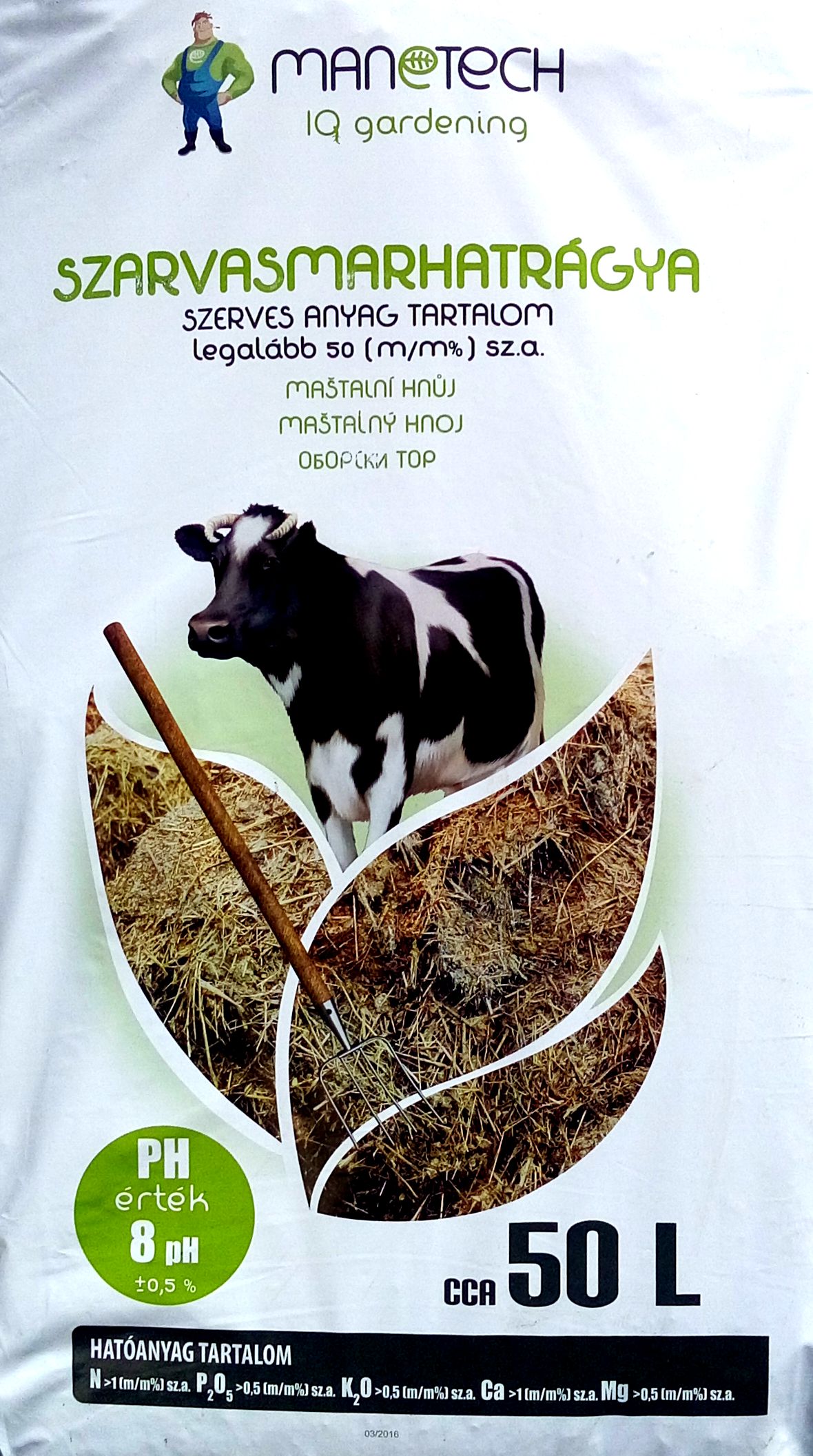 Kompostierter Rindermist MNT 50 l
