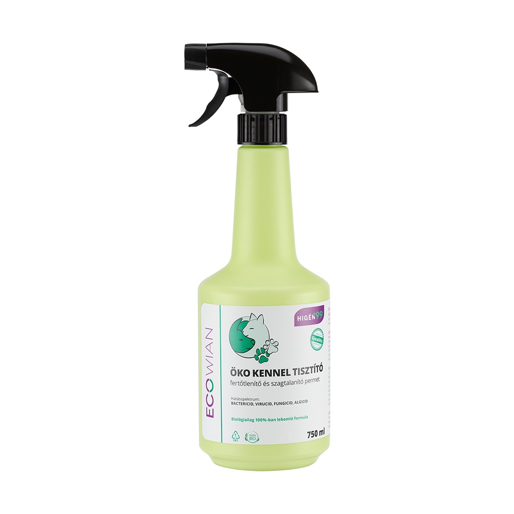HIGÉN+99 Eco Zwingerreiniger, Desinfektionsmittel und Desodorierungsmittel 750 ml