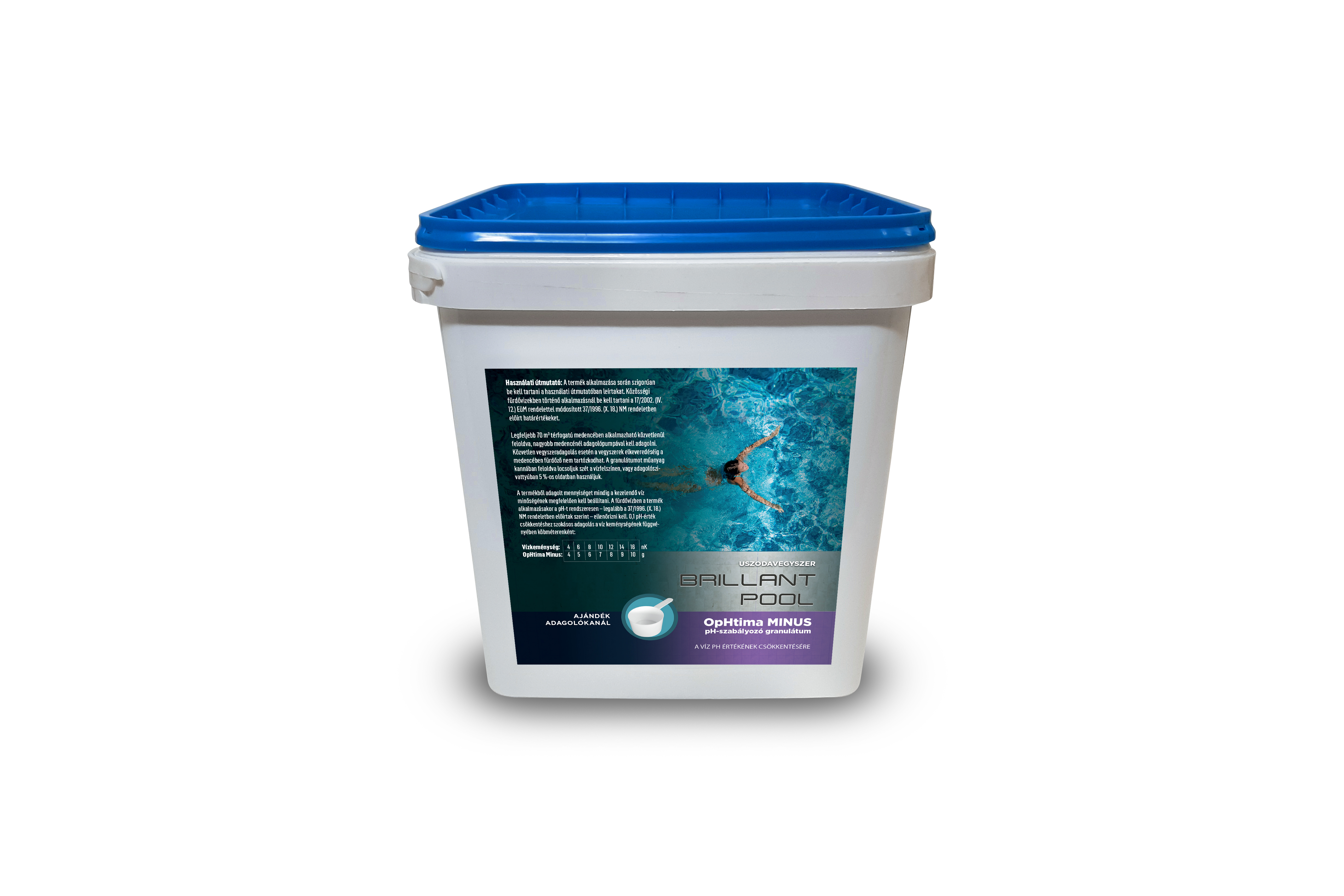Brillant Pool OpHtima Minus-pH csökkentő granulátum 7,5 kg