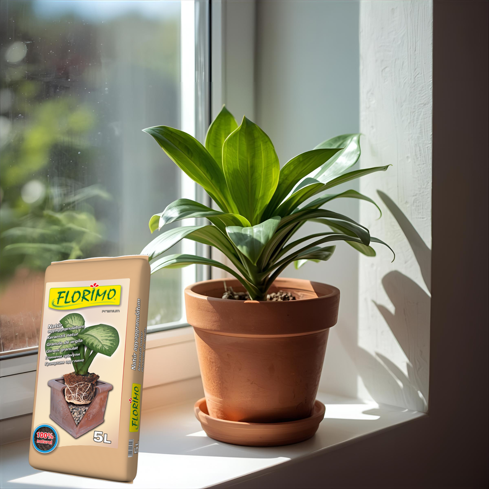 Tongranulat 5 l natürlich (8-12 mm)