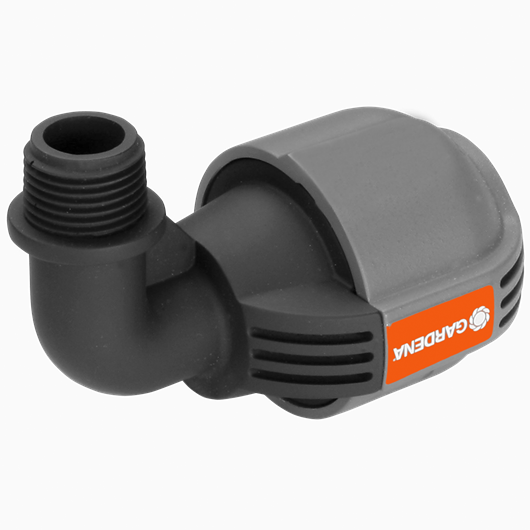 L-element 25mmx1/2 with external thread