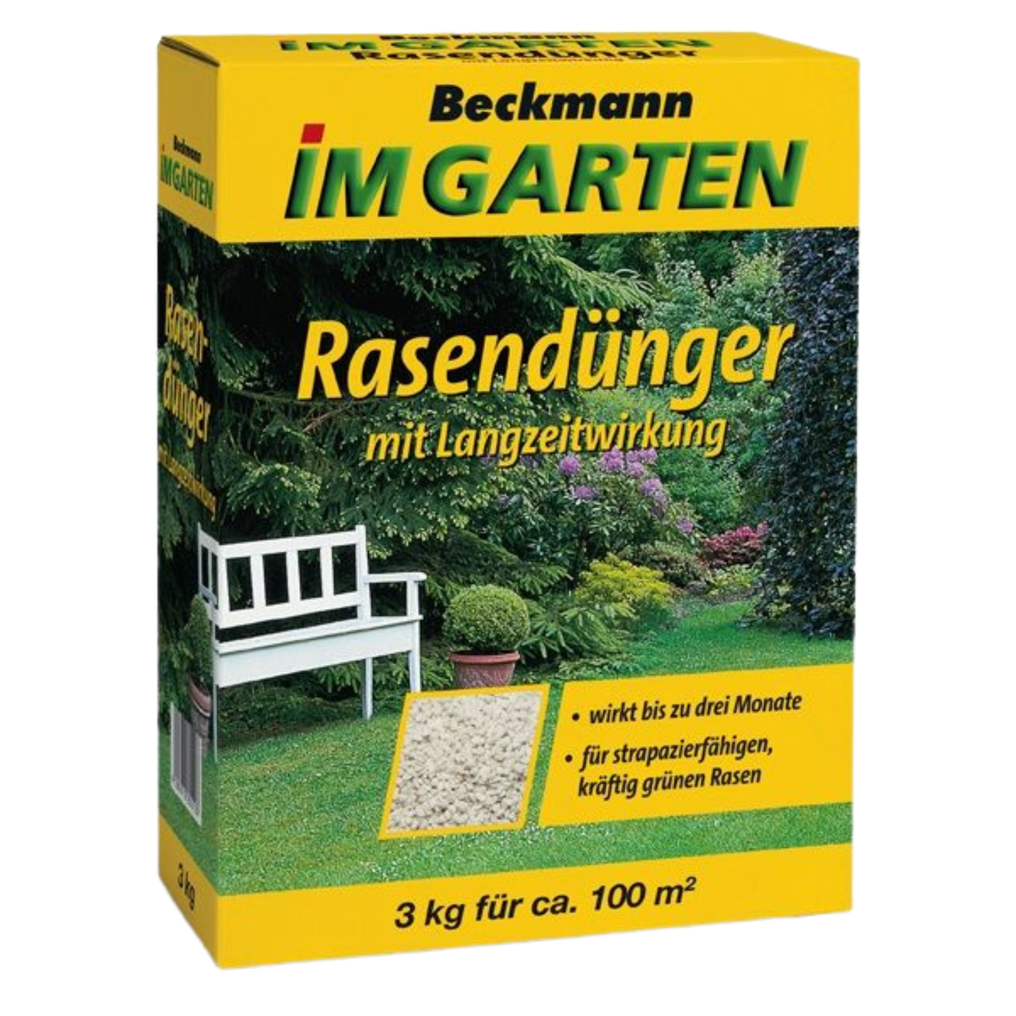 Beckmann Langzeitpflege-Rasendünger 20-5-8 3kg
