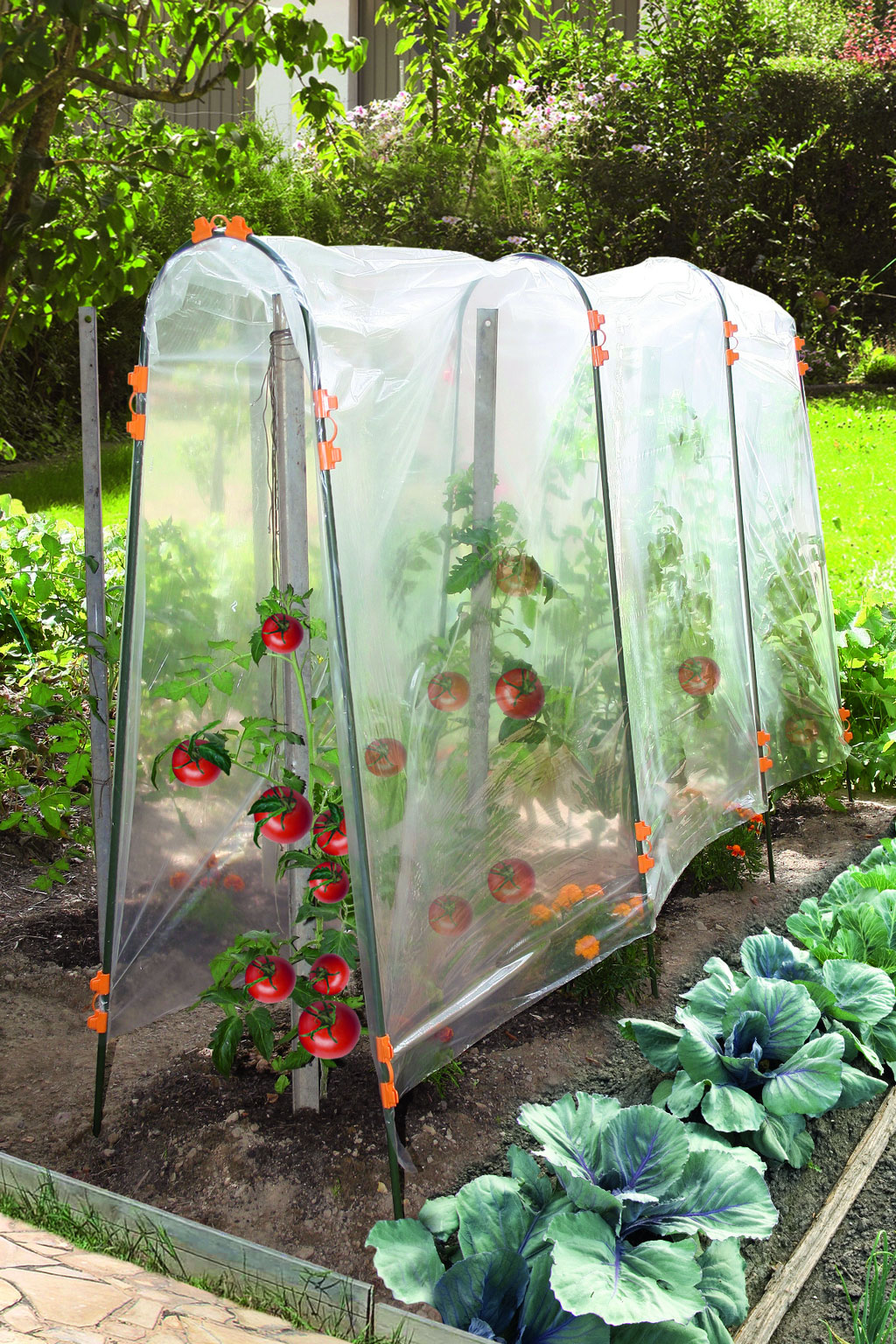 Kunststoff-Clips zur Befestigung von Arc-PVC-Folie Clips Tuteurs 10 Stück/Packung